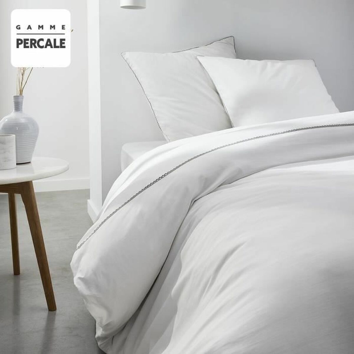 Bettbezug-Set TODAY Prestige Weiß 220 x 240 cm